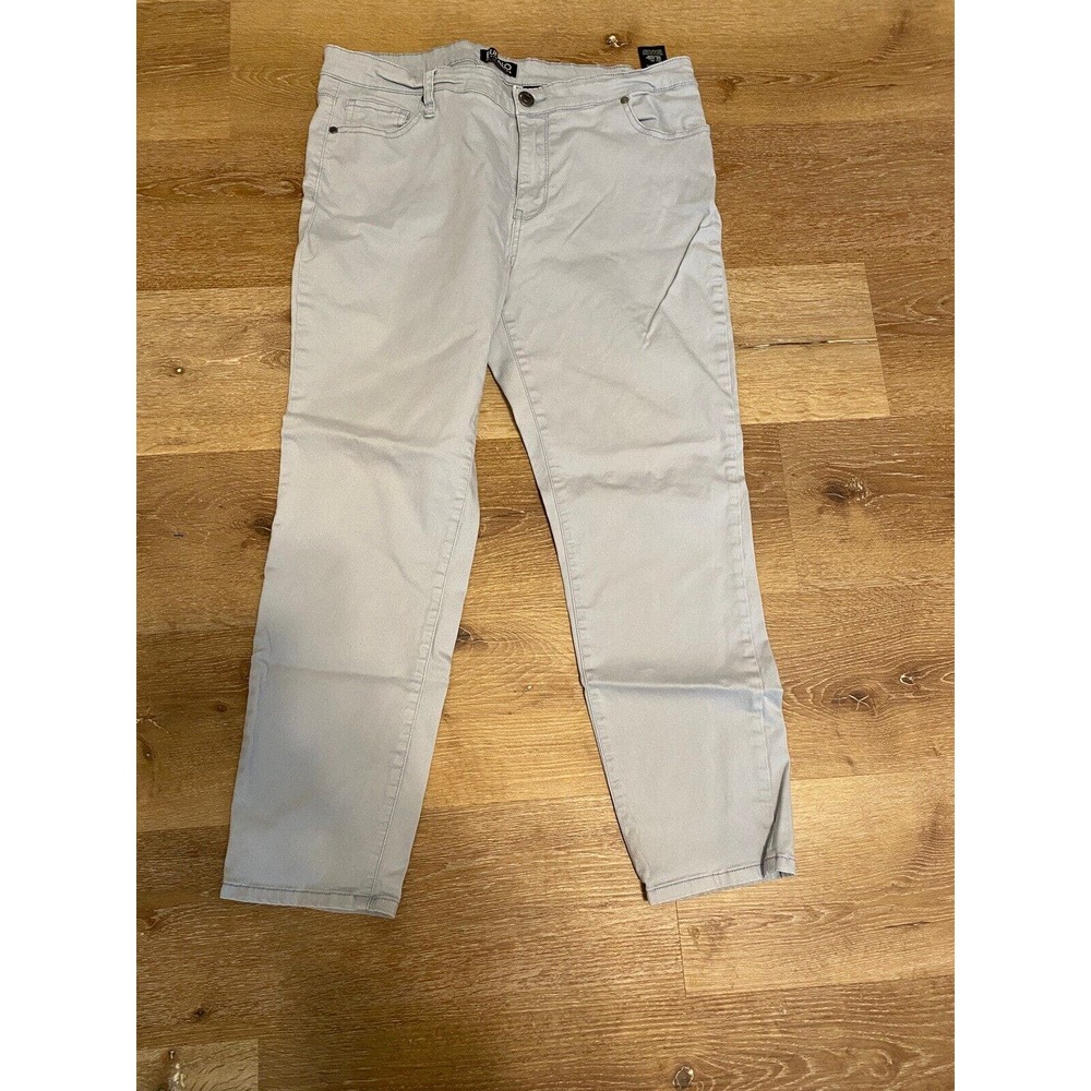 Buffalo David Bitton Daily Mid Rise Stretch Ankle Light Blue Jeans Sz 14/34 - Picture 2 of 9